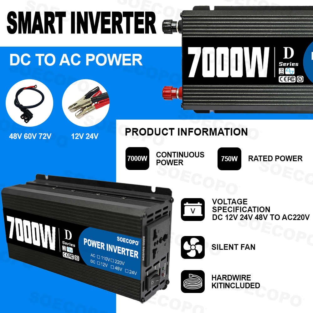 Auto-Wechselrichter 6000W-1000 – Off Grid Solar Inverter 48V 6000W Bewertung und Preis