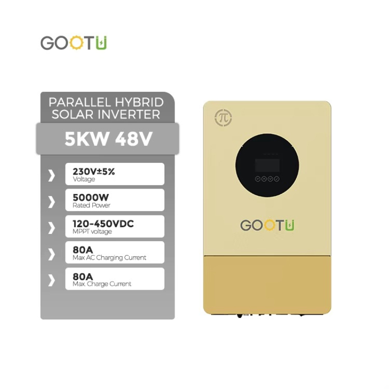 Gootu Neuer 48V Hybrid-Solarwe – Parallel Solar Inverter 48V 5000W Mppt Bewertung und Preis