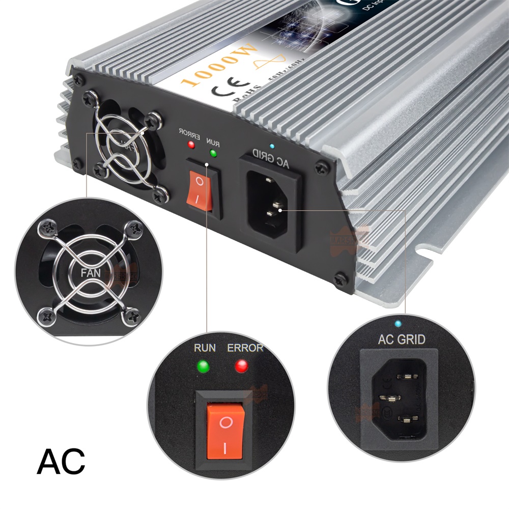 1000W 1300W 1400W Grid Tie Mic – Micro Inverter 1400W Solar Grid Tie Bewertung und Preis