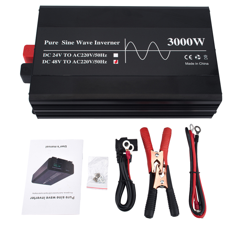 3000W 12V 24V 48V Off Grid Tie – Lifepo4 Solar Inverter 24V 3000W Bewertung und Preis