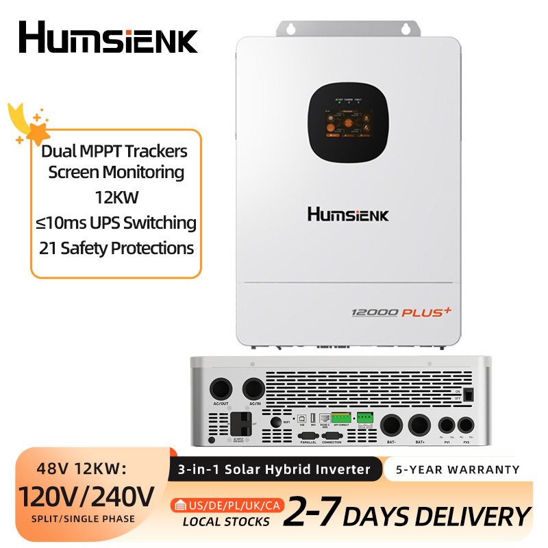 Humsienk 48V 12KW/8KW 3-in-1 S – Mppt Hybrid Inverter 48V 8Kw 3 Phase Bewertung und Preis