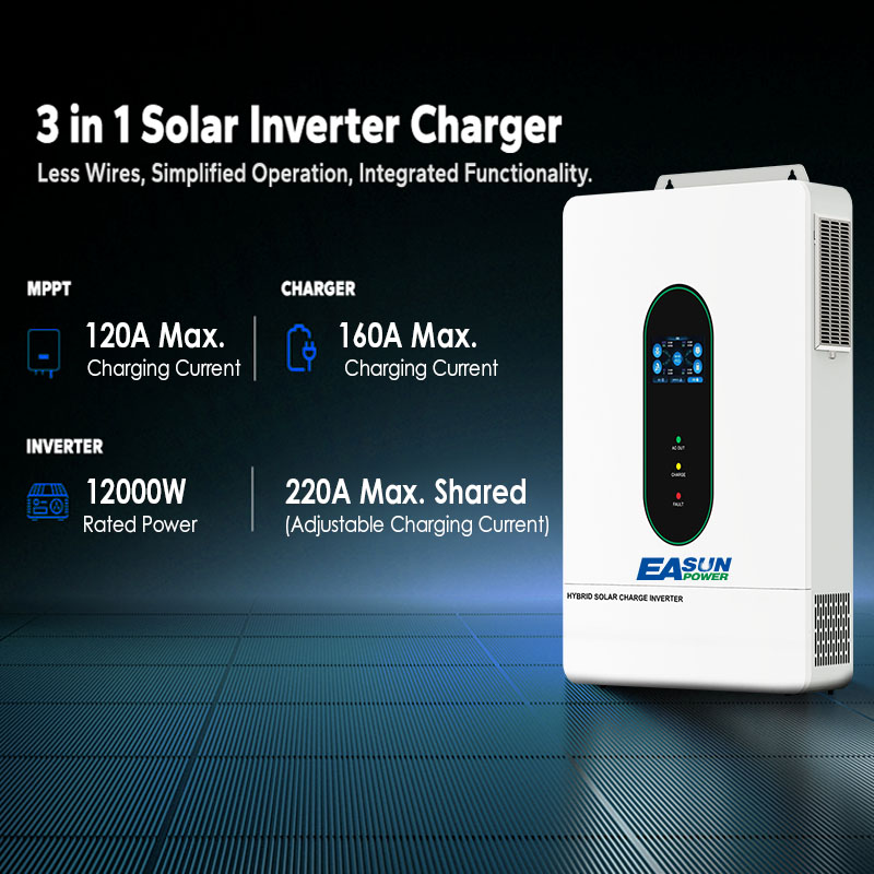 EASUN US 12KW 12000W Split-Pha – Grid Tie Inverter Limiter 2000W Bewertung und Preis