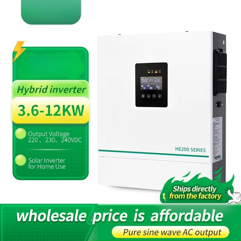 3,6kW 5,5kW 6,2kW 11kW 3kVA 5k – Hybrid Solar Inverter 5.5Kw Mppt 48V Bewertung und Preis