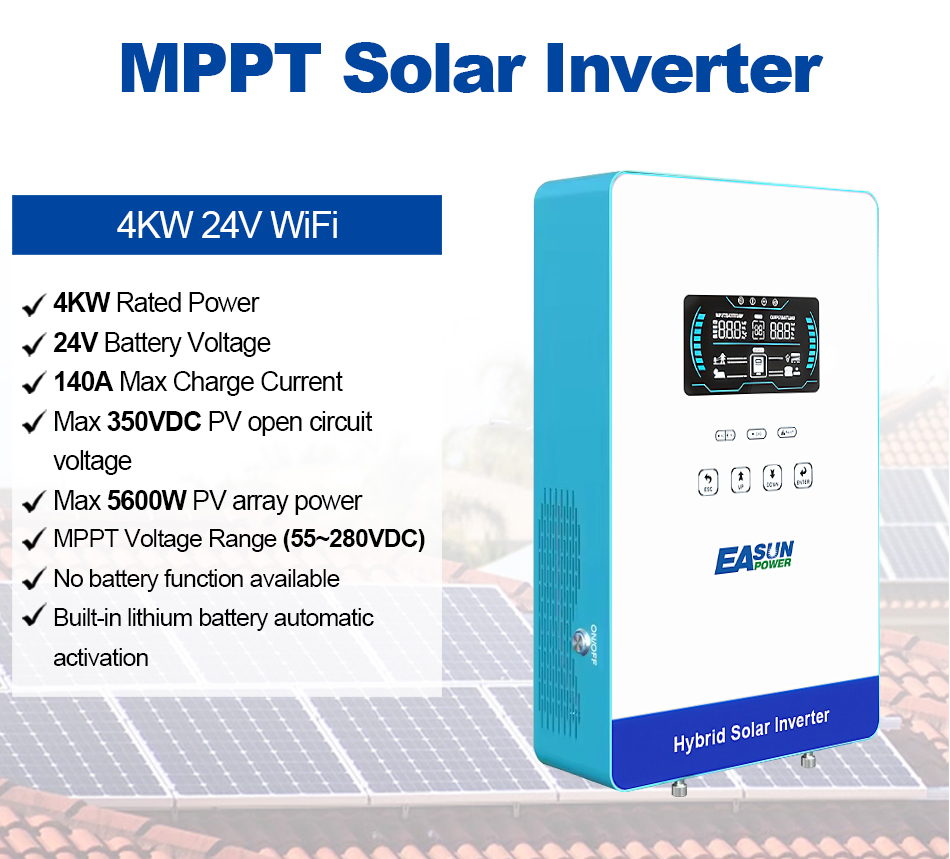 EASUN POWER 4000W 110V Off-Gri – Grid Tie Inverter Limiter 2000W Bewertung und Preis