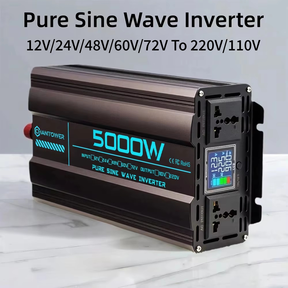 Reiner Sinus-Wechselrichter DC – Pure Sine Wave Inverter 5000W 48V 220V Bewertung und Preis