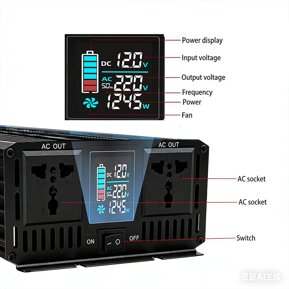 Reiner Sinus-Wechselrichter DC – Pure Sine Wave Inverter 5000W 48V 220V Bewertung und Preis